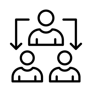 takım ince çizgi simgesi