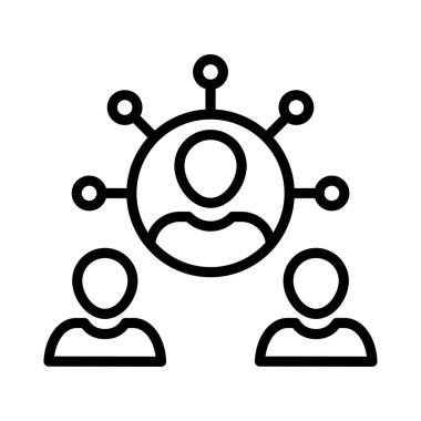 Ağ ince çizgi simgesini