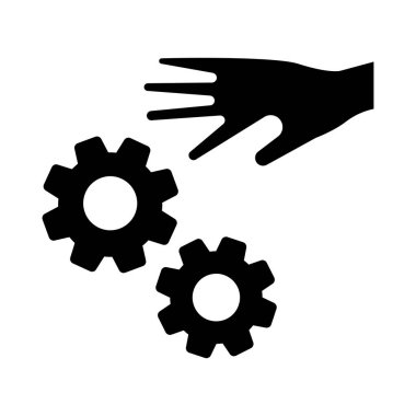 glif düz vektör simgesini yapılandırma