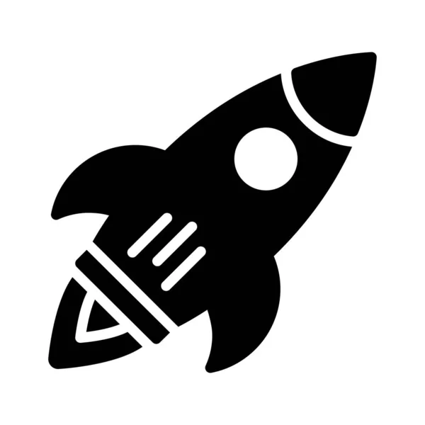 Startup Glyph Flat Vector Icon — Stock Vector