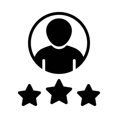 geribildirim glyph düz vektör simgesi