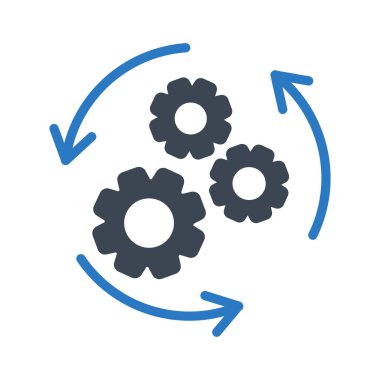 glyph renk vektör simgesini ayarlama