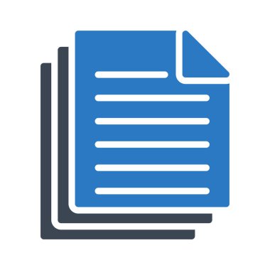 dosyalar glyph renk vektör simgesi