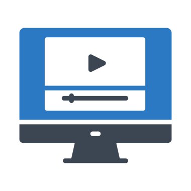 oyuncu glyph renk vektör simgesi