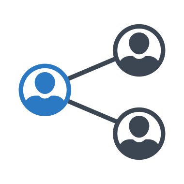 ağ glyph renk vektör simgesi