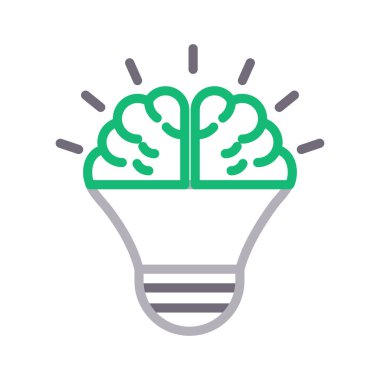 yaratıcı renk çizgi vektör simgesi