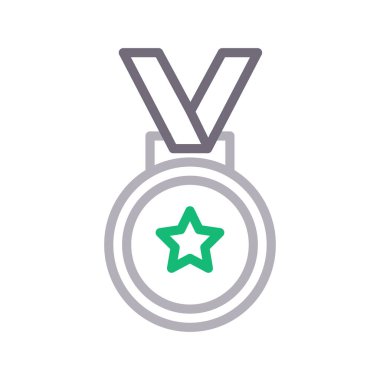 ödül renk çizgisi vektör simgesi