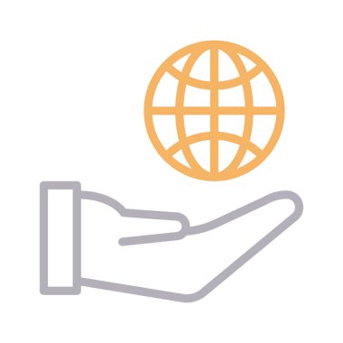 güvenli renk çizgisi vektör simgesi