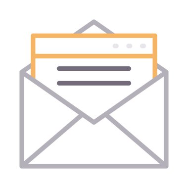 çevrimiçi renk çizgisi vektör simgesi