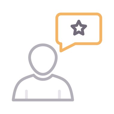 sohbet renk çizgisi vektör simgesi