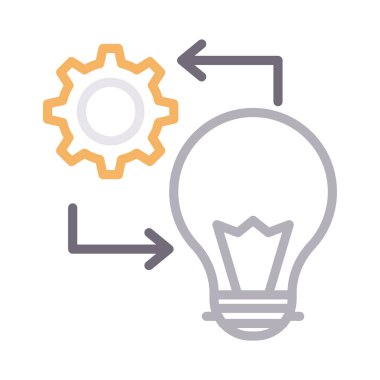 yaratıcı renk çizgi vektör simgesi