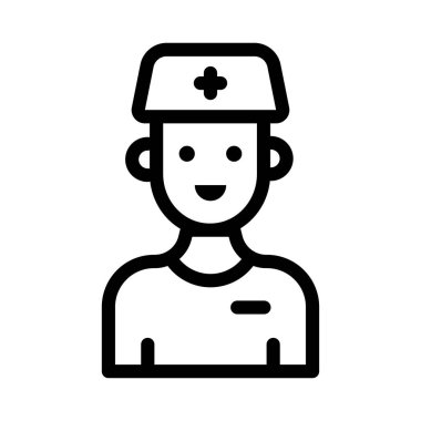 kadın ince çizgi vektör simgesi