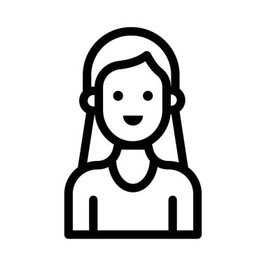 öğretmen ince çizgi simgesi