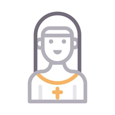 kız renk çizgisi simgesi