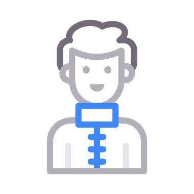 avatar renk çizgisi simgesi