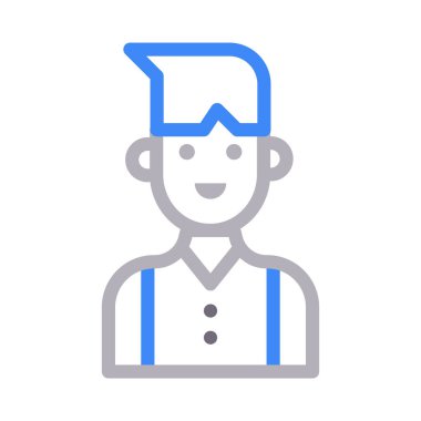 avatar renk çizgisi simgesi