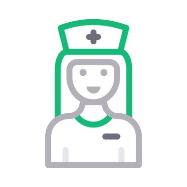 kadın renk çizgisi simgesi