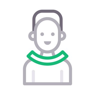 adam renk çizgisi simgesi