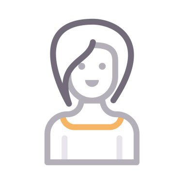 kız renk çizgisi simgesi