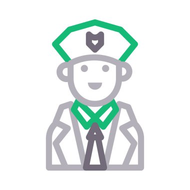 polis renk çizgisi simgesi