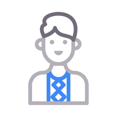 erkek renk çizgisi simgesi