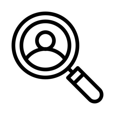 Arama ince çizgi simgesi