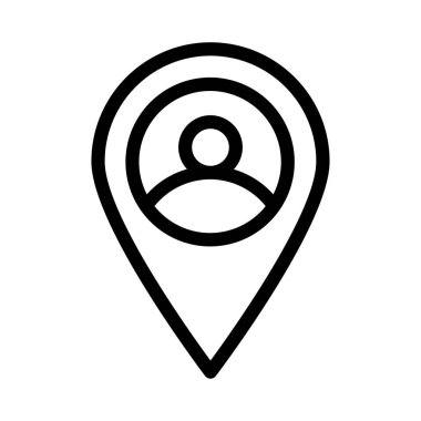 kullanıcı ince çizgi simgesi