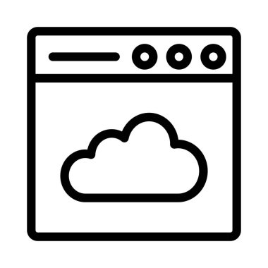 sayfa ince çizgi simgesi