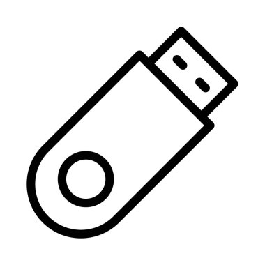 sürücü ince çizgi simgesi