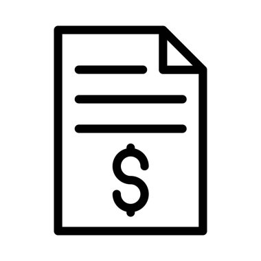 dosya ince çizgi simgesi