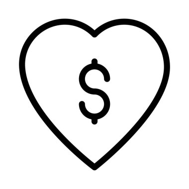 favori ince çizgi simgesi