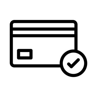 kart ince çizgi simgesi