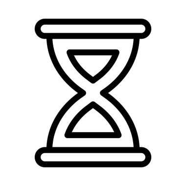 Kronometre ince çizgi simgesi