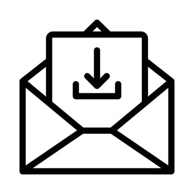 e-posta ince çizgi simgesi