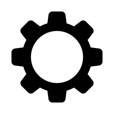 glif düz vektör simgesini yapılandırma