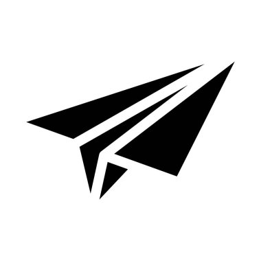 navigasyon glyph düz vektör simgesi