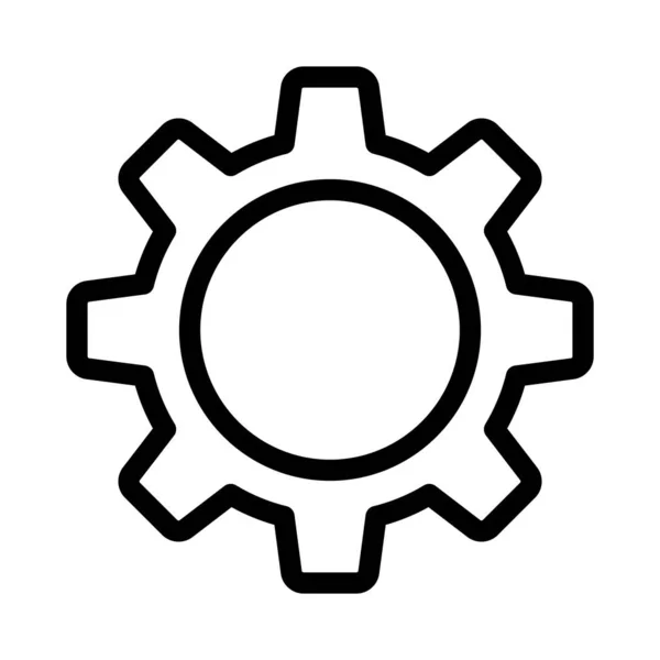 Configurare Icona Della Linea Sottile — Vettoriale Stock