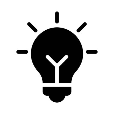 yaratıcı glyph düz vektör simgesi