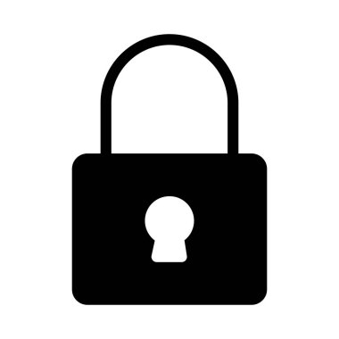 Özel glif düz vektör simgesi