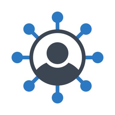 hesap glyph renk vektör simgesi