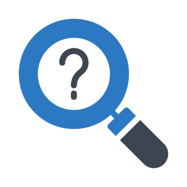 Yardım glif renk vektör simgesi