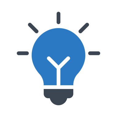 yaratıcı glif renk vektör simge