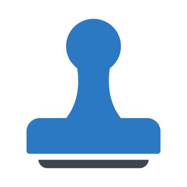 doğrulanmış glyph renk vektör simgesi