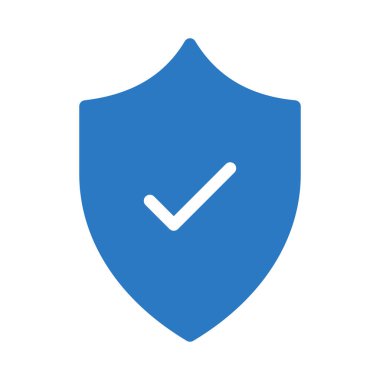 güvenli glyph renk vektör simgesi