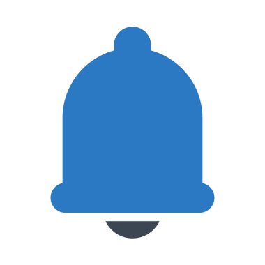 çan glyph renk vektör simgesi