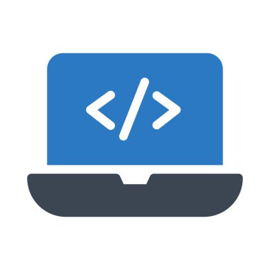 geliştirme glyph renk vektör simgesi