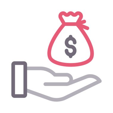 para renk çizgisi vektör simgesi