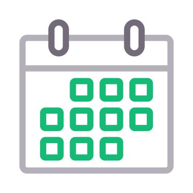 tarih renk çizgisi vektör simgesi