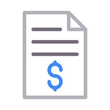 dosya renk çizgisi vektör simgesi