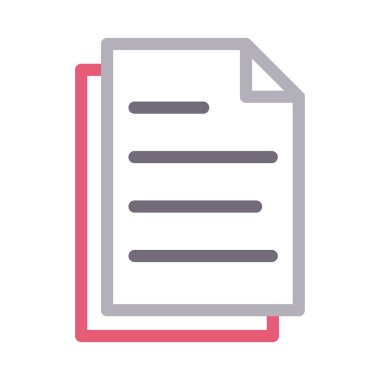 belge renk çizgisi vektör simgesi